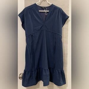 Elegant Navy Blue Dress